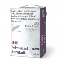 Kerakoll H40 Advanced Adhesive Rapid Set S1 20kg Grey